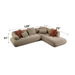Carrick Sectional Sofa w/6 Pillows - Image 33