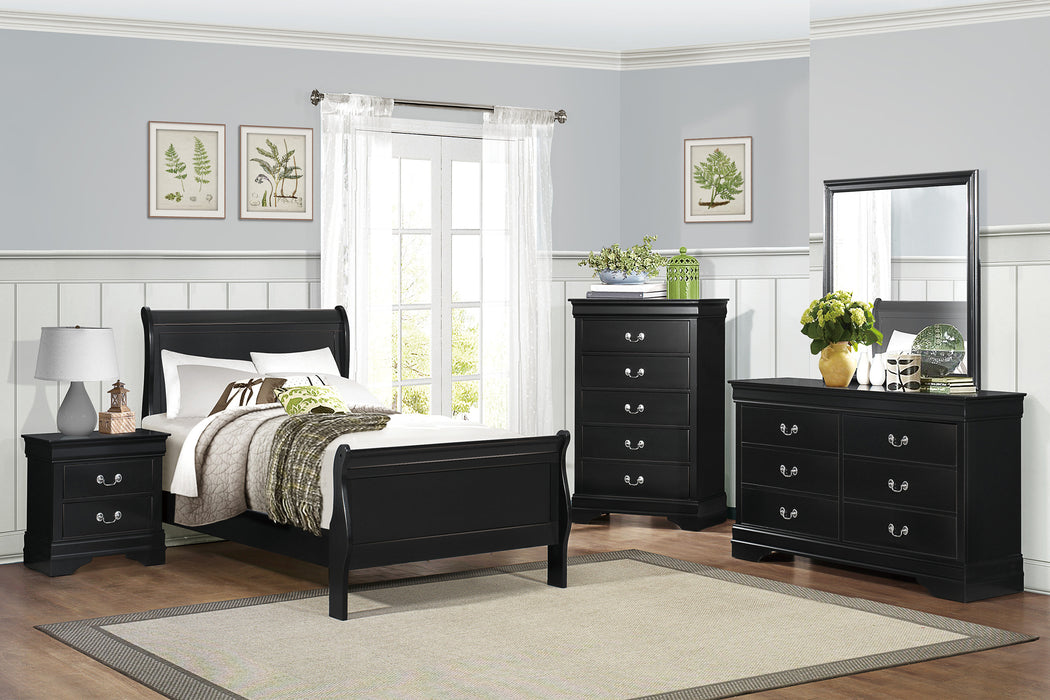 Mayville Nightstand in Black - 2147BK-4 - FAMSA Furniture (TX)