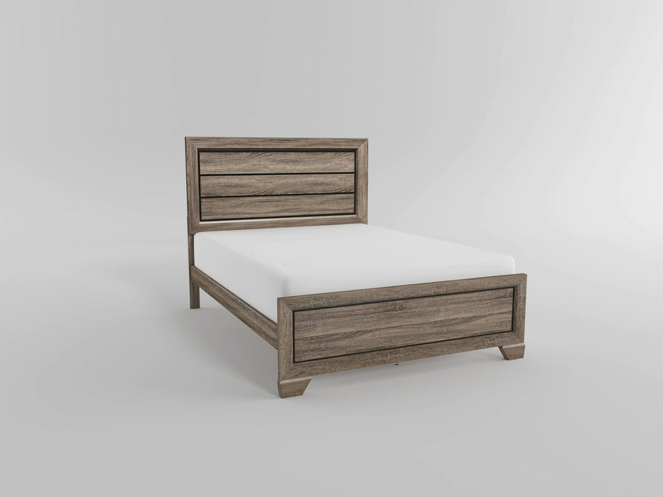 Beechnut Full Bed in Brown/Natural/Black - 1904F-1 - FAMSA Furniture (TX)