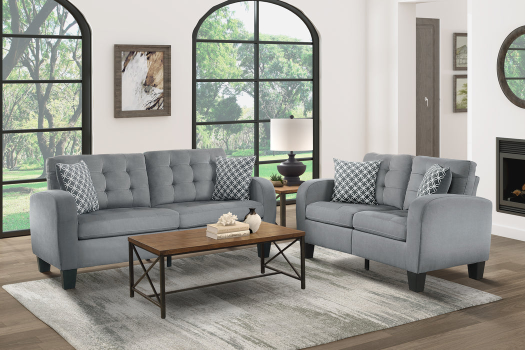 Sinclair Sofa in Gray - 8202GRY-3 - FAMSA Furniture (TX)