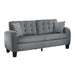 Sinclair 2pc Set: Sofa, Love in Gray - 8202GRY*2 - FAMSA Furniture (TX)