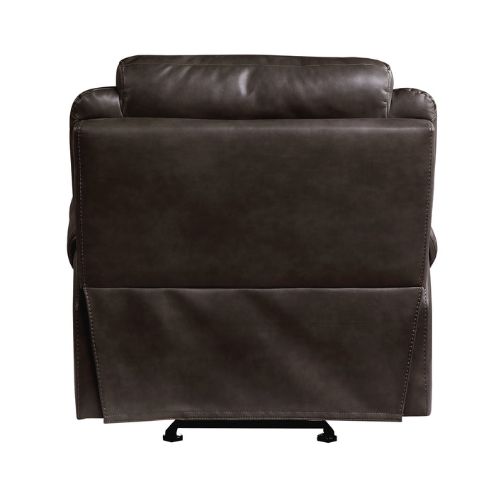 Aram Glider Reclining Chair in Brown - 8206BRW-1 - FAMSA Furniture (TX)
