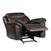 Aram Glider Reclining Chair in Brown - 8206BRW-1 - FAMSA Furniture (TX)