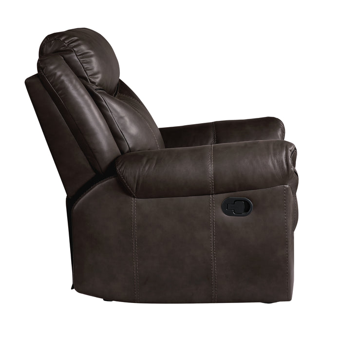 Aram Glider Reclining Chair in Brown - 8206BRW-1 - FAMSA Furniture (TX)