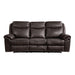 Aram 2pc Set: Sofa, Love in Brown - 8206BRW*2 - FAMSA Furniture (TX)