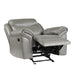 Aram Glider Reclining Chair in Gray - 8206GRY-1 - FAMSA Furniture (TX)