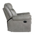 Aram Glider Reclining Chair in Gray - 8206GRY-1 - FAMSA Furniture (TX)