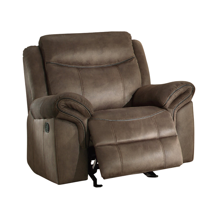 Aram Glider Reclining Chair in Brown - 8206NF-1 - FAMSA Furniture (TX)