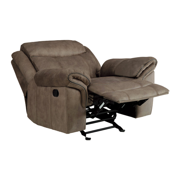 Aram Glider Reclining Chair in Brown - 8206NF-1 - FAMSA Furniture (TX)