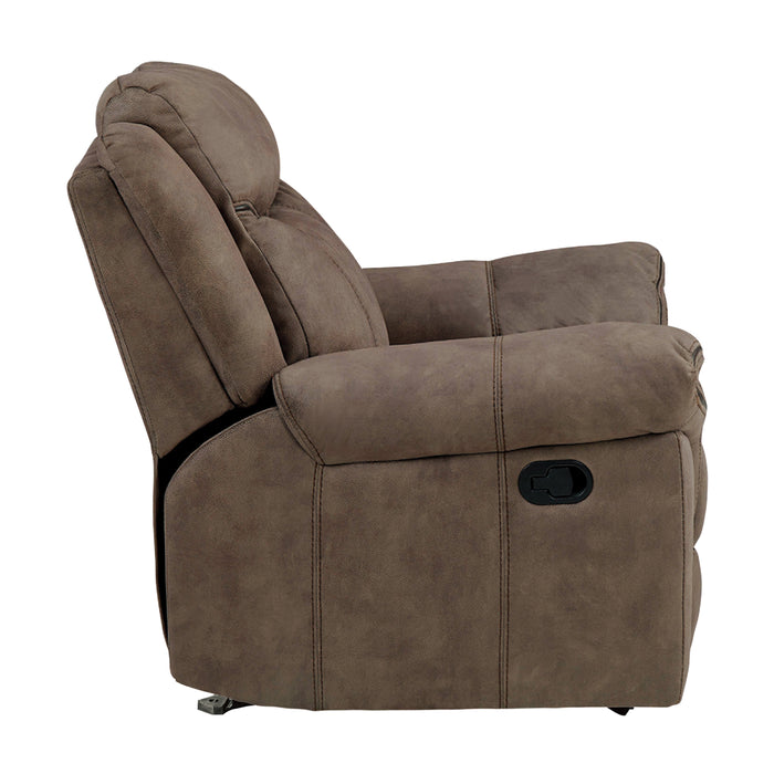 Aram Glider Reclining Chair in Brown - 8206NF-1 - FAMSA Furniture (TX)