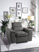 Ferriday Chair with Pull-out Ottoman in Gray - 8228GY-1 - FAMSA Furniture (TX)