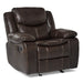 Bastrop Glider Reclining Chair in Brown - 8230BRW-1 - FAMSA Furniture (TX)