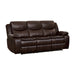 Bastrop Double Reclining Sofa in Brown - 8230BRW-3 - FAMSA Furniture (TX)