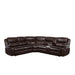 Bastrop 3-Piece Sectional with Right Console in Brown - 8230BRW*SC - FAMSA Furniture (TX)