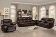 Bastrop Double Reclining Sofa in Brown - 8230BRW-3 - FAMSA Furniture (TX)