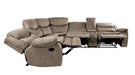 Bastrop 3-Piece Sectional with Right Console in Brown - 8230FBR*SC - FAMSA Furniture (TX)