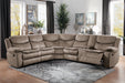 Bastrop 3-Piece Sectional with Right Console in Brown - 8230FBR*SC - FAMSA Furniture (TX)