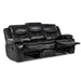 Bastrop Double Reclining Sofa in Black - 8230BLK-3 - FAMSA Furniture (TX)