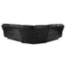 Bastrop 3-Piece Sectional with Right Console in Black - 8230BLK*SC - FAMSA Furniture (TX)