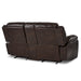 Bastrop Double Glider Reclining Loveseat with Center Console in Brown - 8230BRW-2 - FAMSA Furniture (TX)