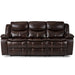 Bastrop Double Reclining Sofa in Brown - 8230BRW-3 - FAMSA Furniture (TX)