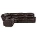 Bastrop 3-Piece Sectional with Right Console in Brown - 8230BRW*SC - FAMSA Furniture (TX)
