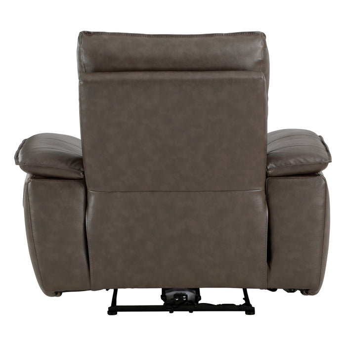 Maroni Power Reclining Chair with Power Headrest in Brown - 8259RFDB-1PWH - FAMSA Furniture (TX)