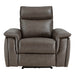 Maroni Power Reclining Chair with Power Headrest in Brown - 8259RFDB-1PWH - FAMSA Furniture (TX)