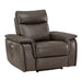 Maroni Power Reclining Chair with Power Headrest in Brown - 8259RFDB-1PWH - FAMSA Furniture (TX)