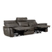 Maroni (3)Power Double Reclining Sofa with Power Headrests in Brown - 8259RFDB-3PWH* - FAMSA Furniture (TX)