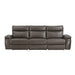 Maroni 2pc Set: Sofa, Love (Power) in Brown - 8259RFDB*2PWH - FAMSA Furniture (TX)