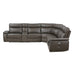 Maroni 6-Piece Modular Power Reclining Sectional with Power Headrests in Brown - 8259RFDB*6SCPWH - FAMSA Furniture (TX)