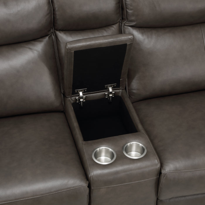 Maroni 6-Piece Modular Power Reclining Sectional with Power Headrests in Brown - 8259RFDB*6SCPWH - FAMSA Furniture (TX)