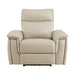 Maroni Power Reclining Chair with Power Headrest in Taupe - 8259RFTP-1PWH - FAMSA Furniture (TX)