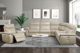 Maroni Power Reclining Chair with Power Headrest in Taupe - 8259RFTP-1PWH - FAMSA Furniture (TX)