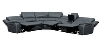 Falun 6-Piece Modular Power Reclining Sectional in Gray - 8260GY*6PW - FAMSA Furniture (TX)