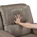 8301DTP-2PW Power Double Reclining Love Seat with Center Console, Hidden Arms Cup Holders, Charging Ports and Wireless Charger image