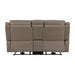 8301DTP-2PW Power Double Reclining Love Seat with Center Console, Hidden Arms Cup Holders, Charging Ports and Wireless Charger image