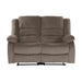 Jarita Double Reclining Loveseat in Brown - 8329CH-2 - FAMSA Furniture (TX)