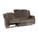 Jarita Double Reclining Sofa in Brown - 8329CH-3 - FAMSA Furniture (TX)