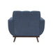 Everton Chair in Blue/Walnut - 8341BL-1RV - FAMSA Furniture (TX)