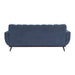 Everton Reversible Sofa Chaise in Blue/Walnut - 8341BL-3SCRV - FAMSA Furniture (TX)