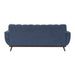 Everton Reversible Sofa Chaise in Blue/Walnut - 8341BL-3SCRV - FAMSA Furniture (TX)