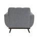 Everton Chair in Gray/Walnut - 8341GY-1RV - FAMSA Furniture (TX)