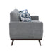 Everton Loveseat in Gray/Walnut - 8341GY-2RV - FAMSA Furniture (TX)