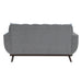Everton Loveseat in Gray/Walnut - 8341GY-2RV - FAMSA Furniture (TX)