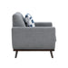 Everton Chair in Gray/Walnut - 8341GY-1RV - FAMSA Furniture (TX)
