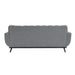 Everton 2pc Set: Sofa, Love in Gray/Walnut - 8341GY*2RV - FAMSA Furniture (TX)