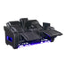 8344BLK-2PWHM POWER DOUBLE RECLINING LOVE SEAT WITH CENTER CONSOLE, POWER HEADRESTS, STORAGE ARMS(TOP AND SIDE) ,CUP HOLDERS, WIRELESS SPEAKERS WITH SUB-WOOFER, AIR MASSAGE, HEAT, LED LIGHTING AND CHARGING PORTS image