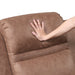 8347BRW-2 Double Reclining Love Seat with Center Console image